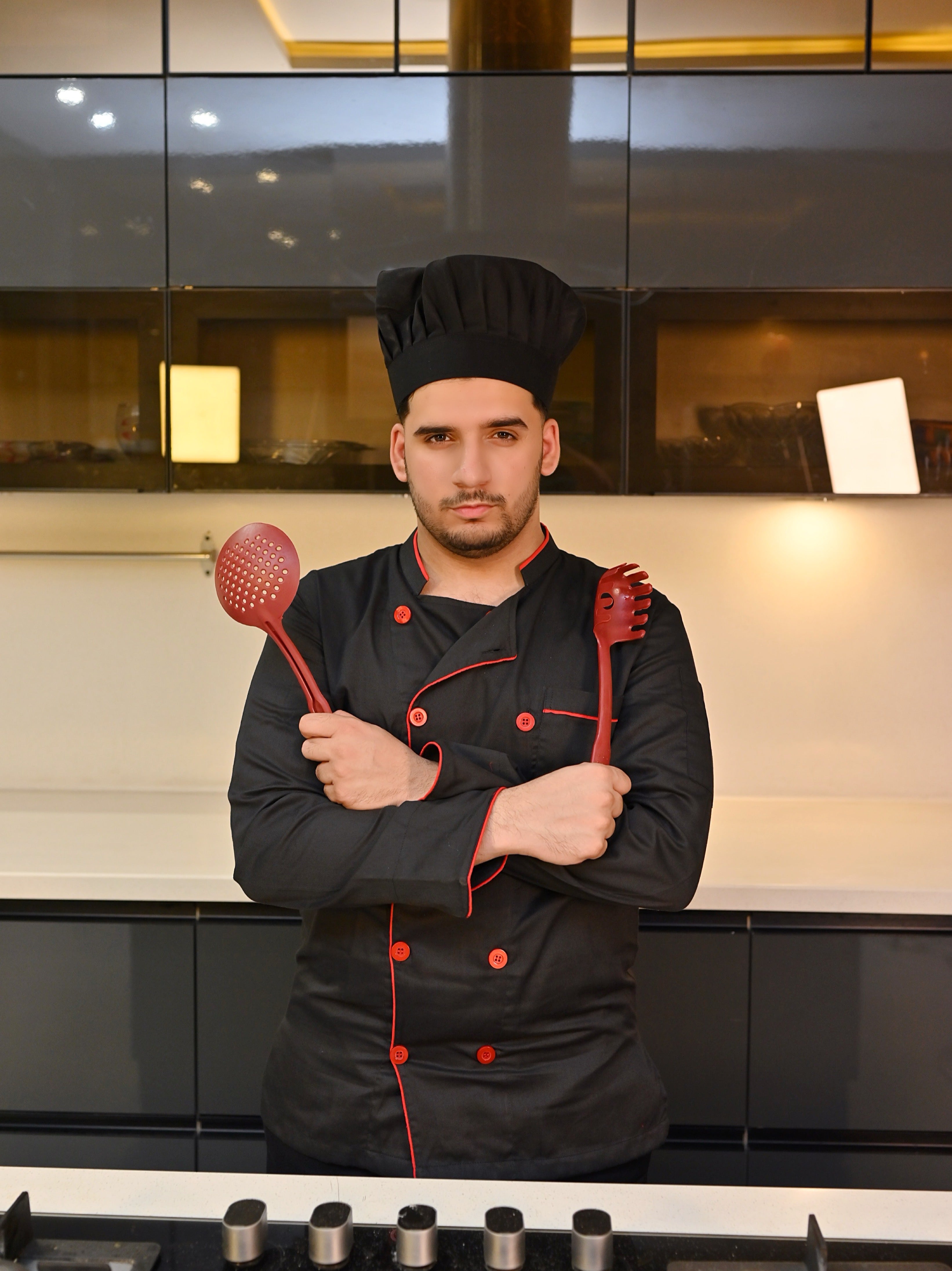 Chef Set (Chef Coat + Pant + Cap)